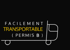 Facilement transportable (Permis B)